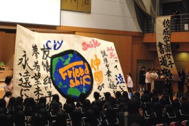 書道部によるライヴパフォーマンス 書道部によるライヴパフォーマンス