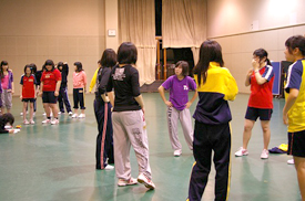 ダンスの練習 ダンスの練習