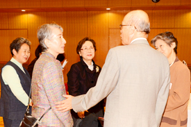酒井理事長先生との歓談 酒井理事長先生との歓談