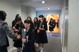 中学卒業式