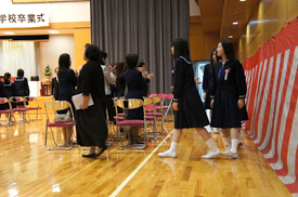 中学卒業式