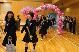中学校卒業を祝う会