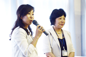 井上教頭と保護者