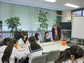ハロウィン仮面作り