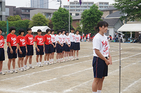 ハンドボール部壮行会