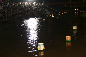 夏井川流灯花火大会