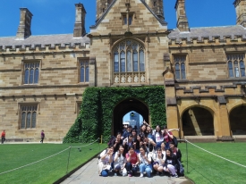 シドニー大学のキャンパスツアー