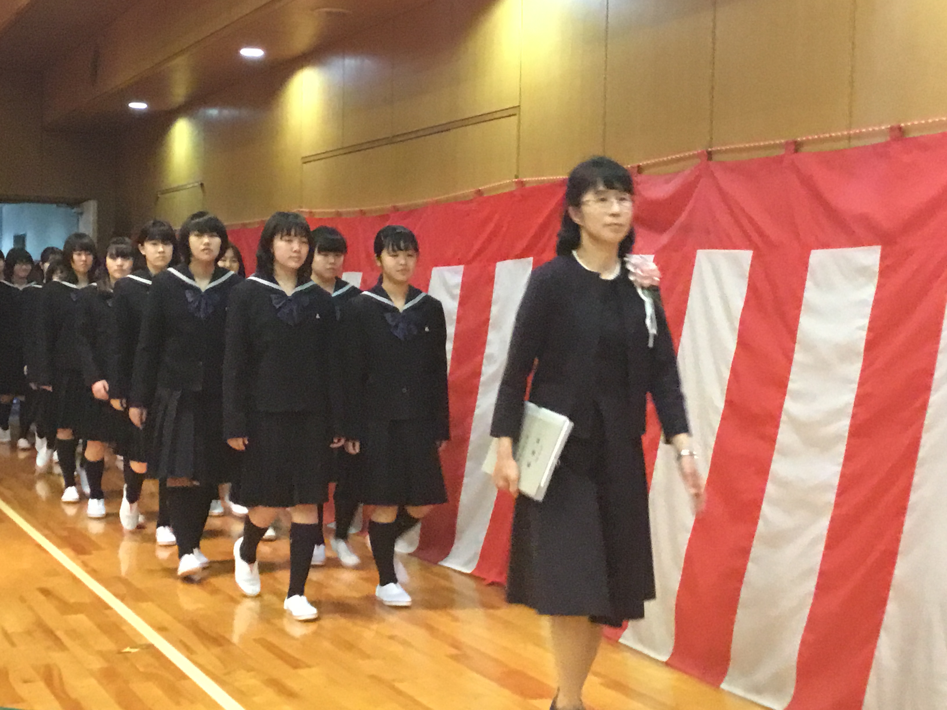 入学式が行われました 佼成学園女子中学高等学校